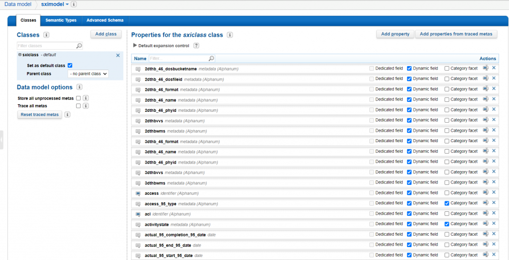 data model have contents